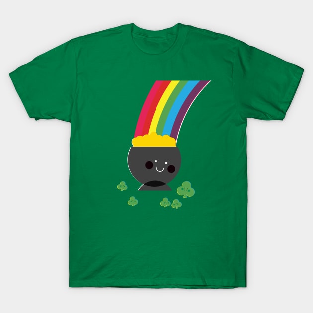 Pot of Gold T-Shirt by Stephenpena4